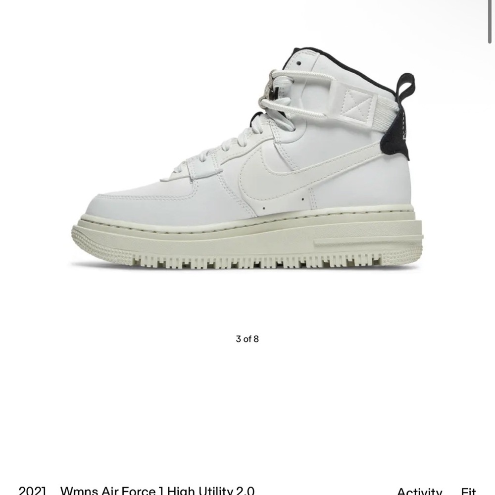Nike Women's Air Force 1 High Utility 2.0 White Sneakers